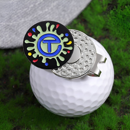 Mark Metal Magnetic Cartoon Ball Position Marker Personalized Golf Hat Clip