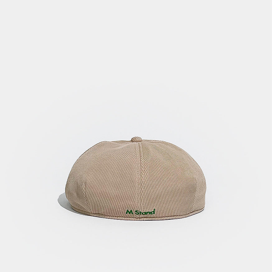 Corduroy Solid Color Flat Cap