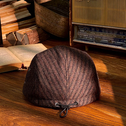 Vintage Workwear Wool Fleece 5 panel Cap
