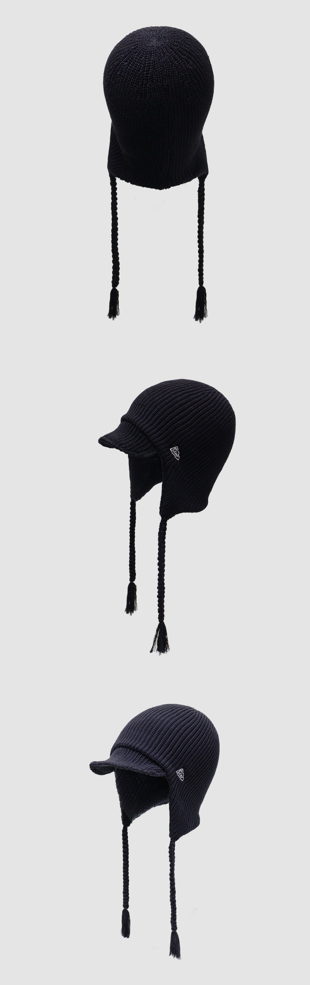 Cycling & Commute Knitted Tassel Ear Flap Hat