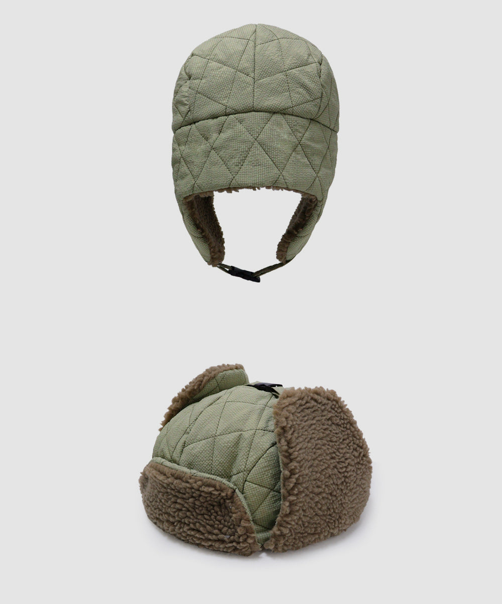 Thick Fleece Ear-Flap Trapper Hat for Cycling & Hiking