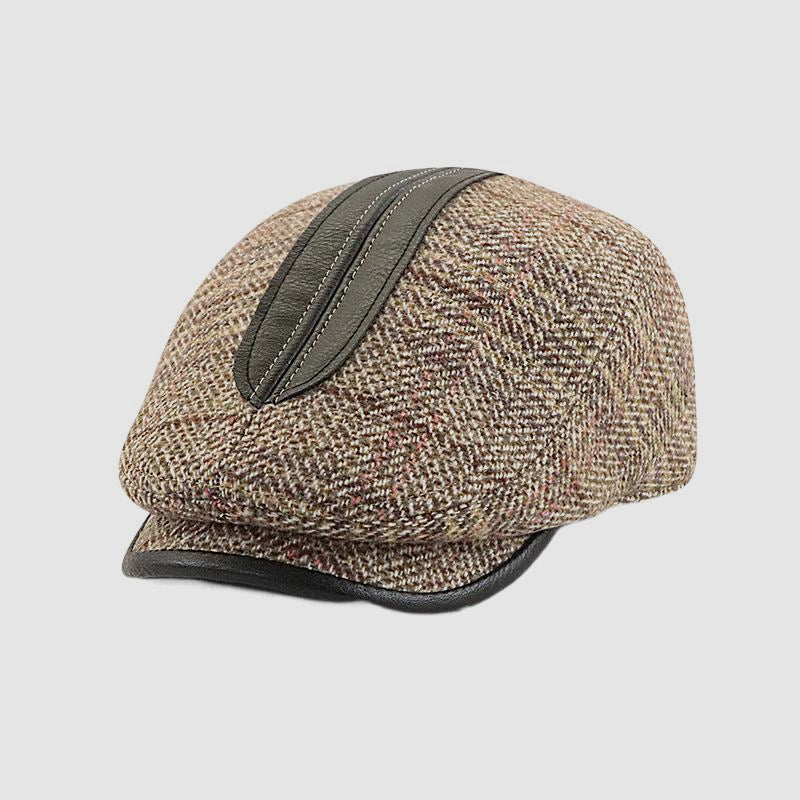 Patchwork Retro Flat Cap