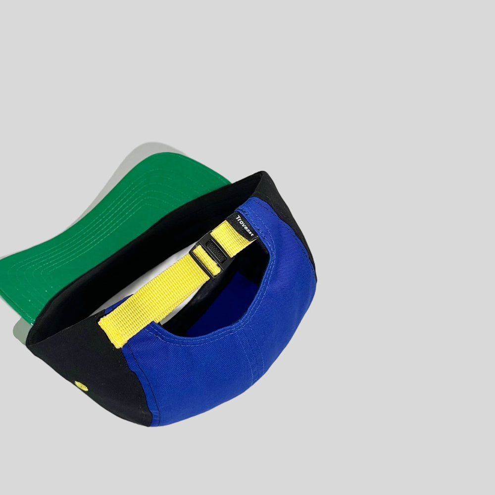 Color Block Letter 5 Panel Cap