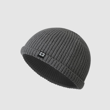 Plain Cuffed Warm Docker Cap