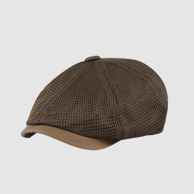 Breathable Mesh Flat Cap