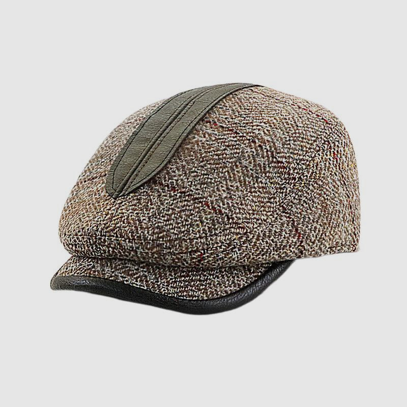Patchwork Retro Flat Cap