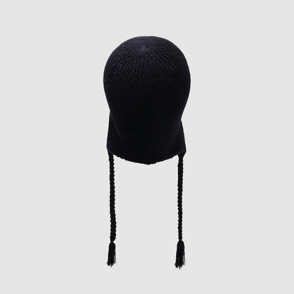 Cycling & Commute Knitted Tassel Ear Flap Hat