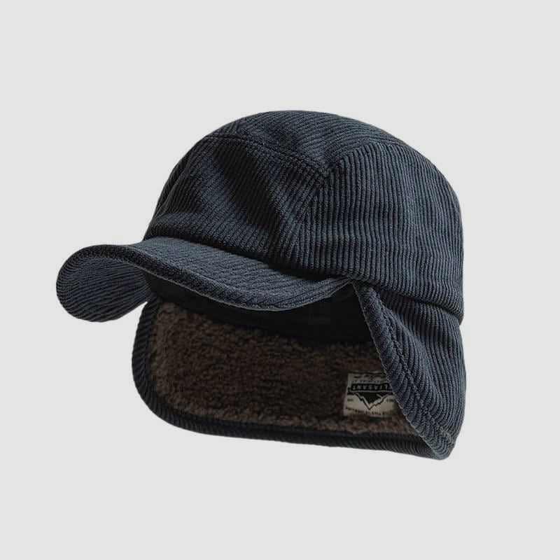 Retro Corduroy Winter Hat