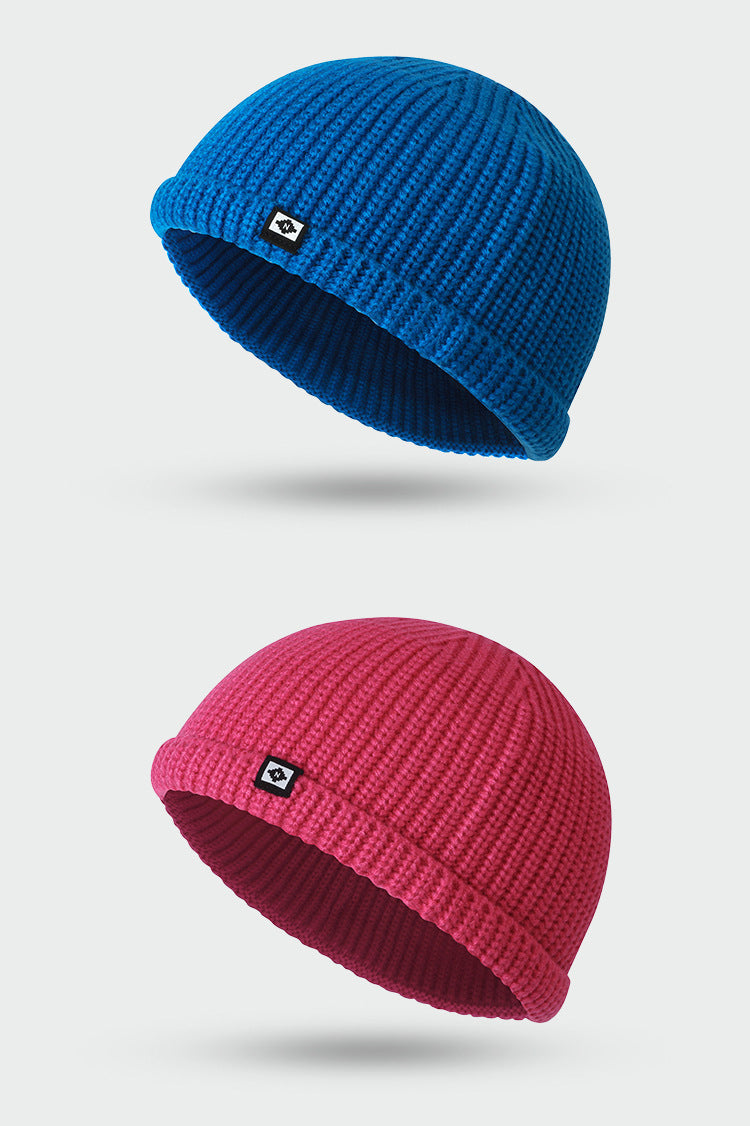 Plain Cuffed Warm Docker Cap
