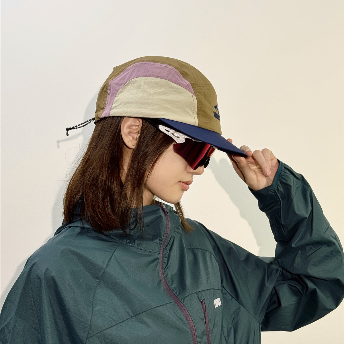 Five-Panel Quick-Dry Hat Outdoor Sun Protection Breathable Hiking Hat Baseball Cap