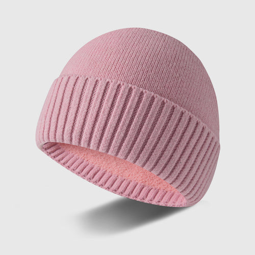 Anti-pilling Neutral Wind Stretchy Fleece-lined Beanie