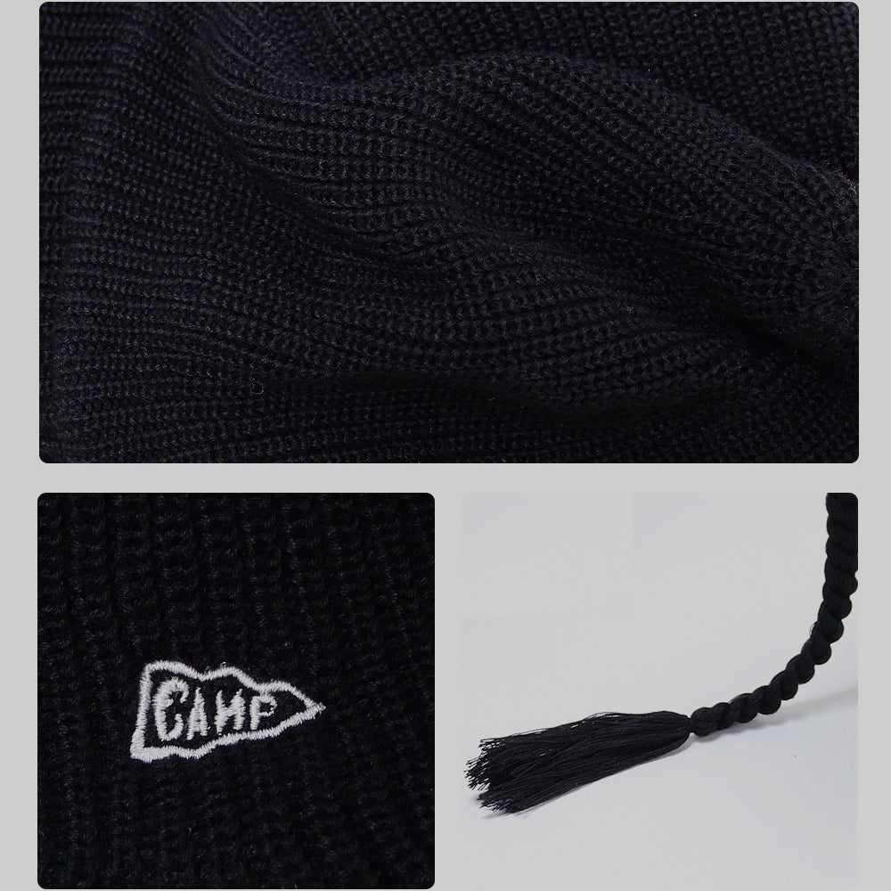 Cycling & Commute Knitted Tassel Ear Flap Hat