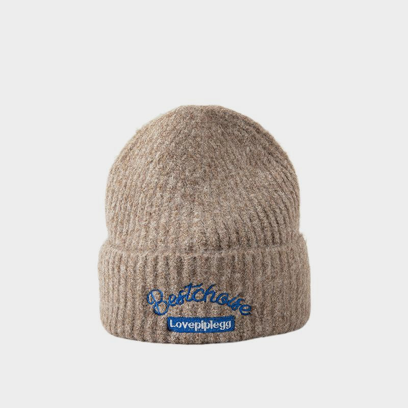 Wind Embroidered Warm Cold Hat Head Wrap Hat
