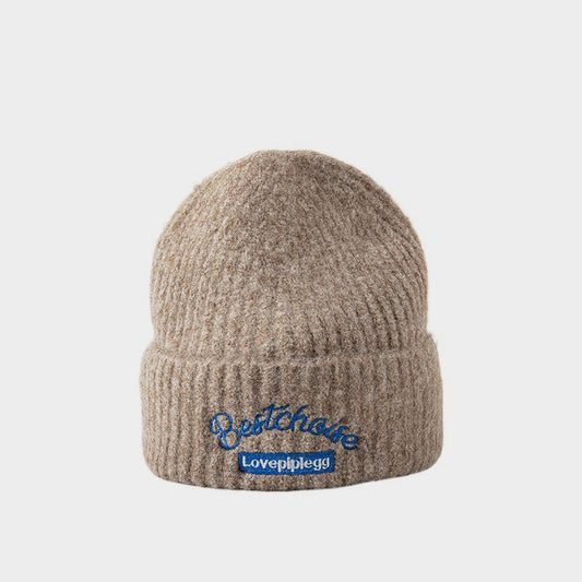 Wind Embroidered Warm Cold Hat Head Wrap Hat