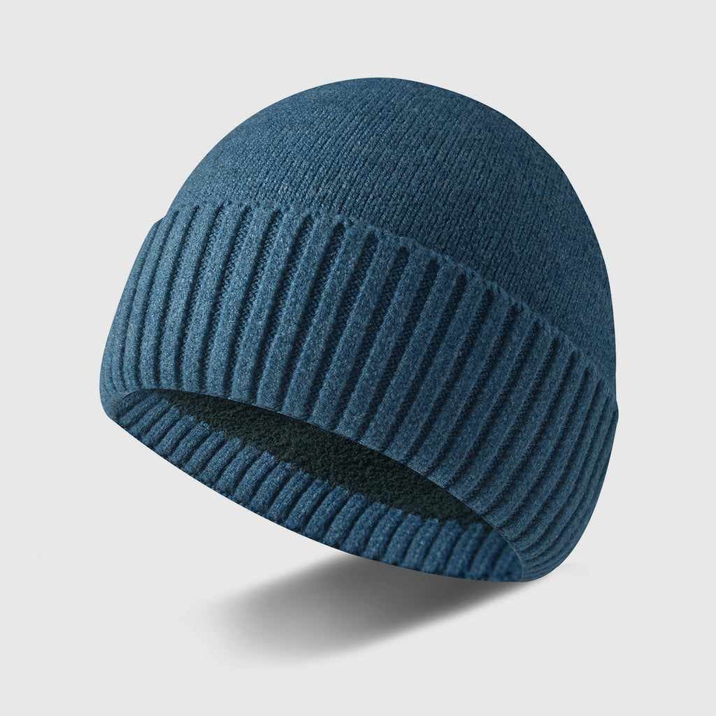 Anti-pilling Neutral Wind Stretchy Fleece-lined Beanie