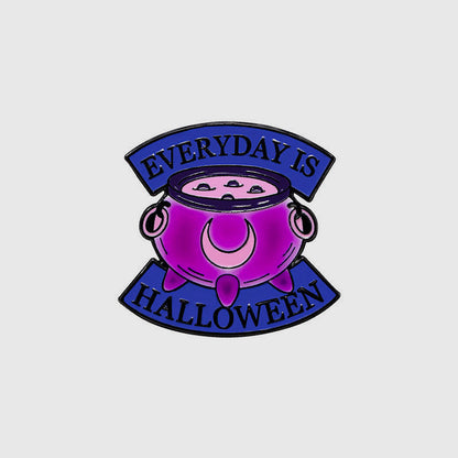 Halloween Luminous Badge Alloy Fluorescent Brooch