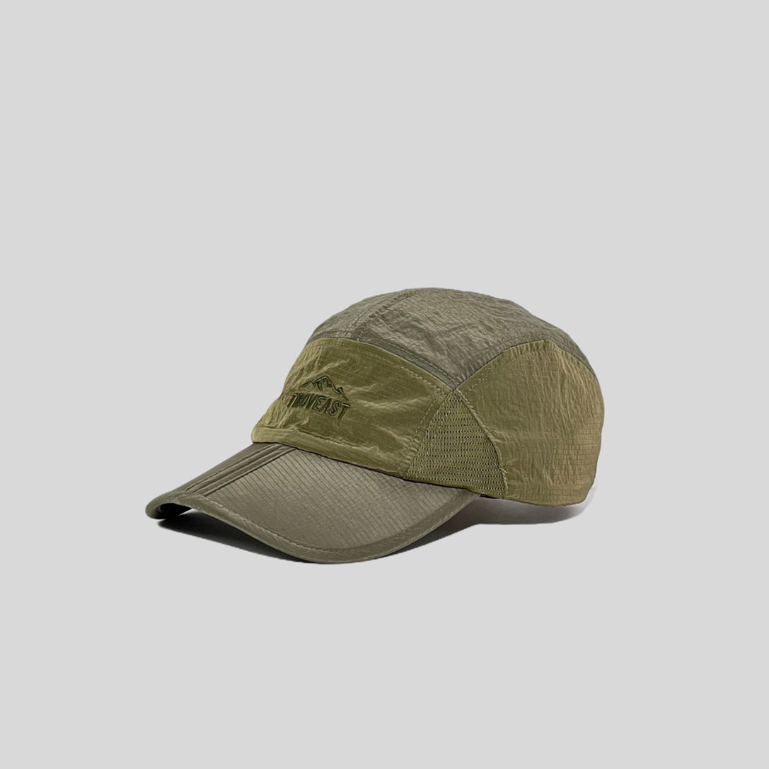 Foldable Quick-Drying Breathable 5 Panel Cap
