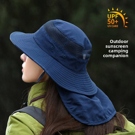 Breathable Thin Fishing Hat Neck Protection Outdoor Hiking Hat