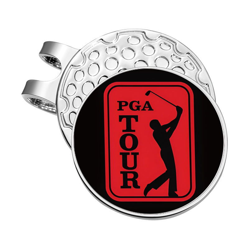 GOLF Metal Magnetic Ball Position Marker Personalized Golf Hat Clip Decoration