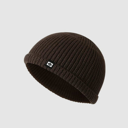 Plain Cuffed Warm Docker Cap