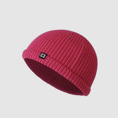 Plain Cuffed Warm Docker Cap