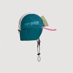 Outdoor nylon ear flap hat with short brim and extended ear protection design