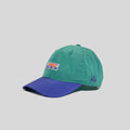Colour-Block Baseball Cap with Vintage Patch
