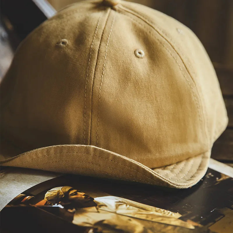 Vintage Short Brim Cap