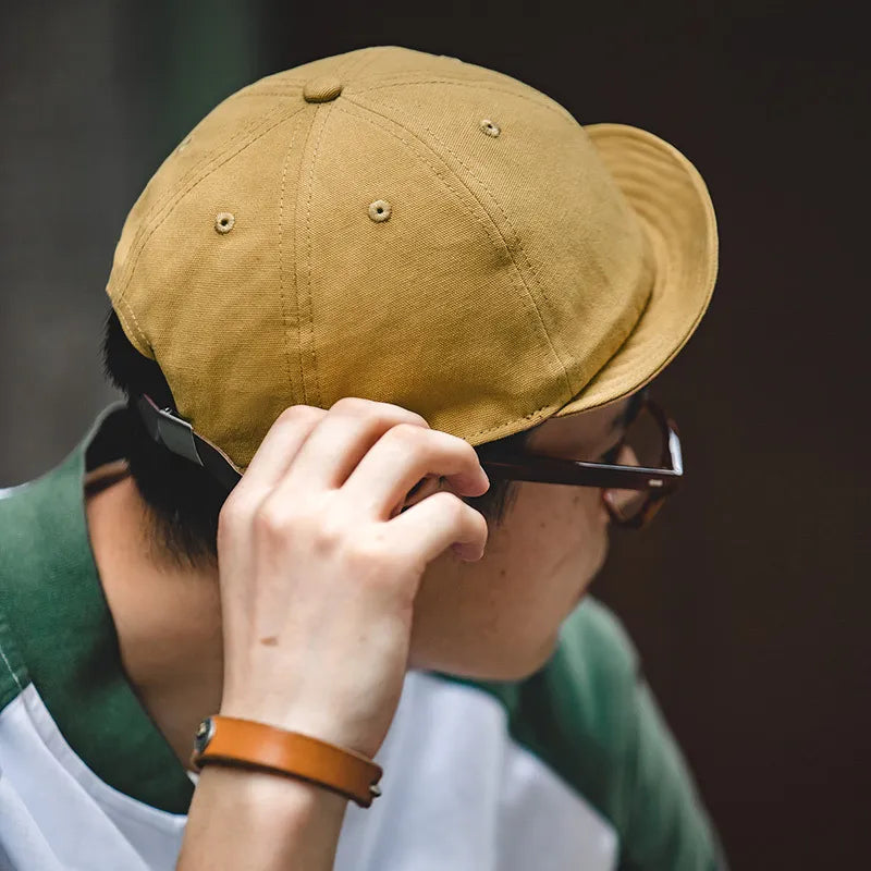 Vintage Short Brim Cap