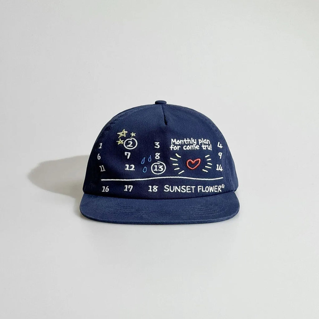 Vintage Doodle Embroidered Baseball Cap