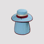 Packable outdoor sun hat with neck flap designed for hiking, fishing and summer travel