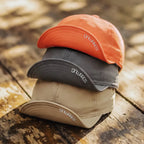 Unisex nylon camp cap available in multiple colours with curved brim outdoor style