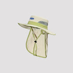 UPF 50+ sun hat with neck flap providing UV protection for outdoor activities