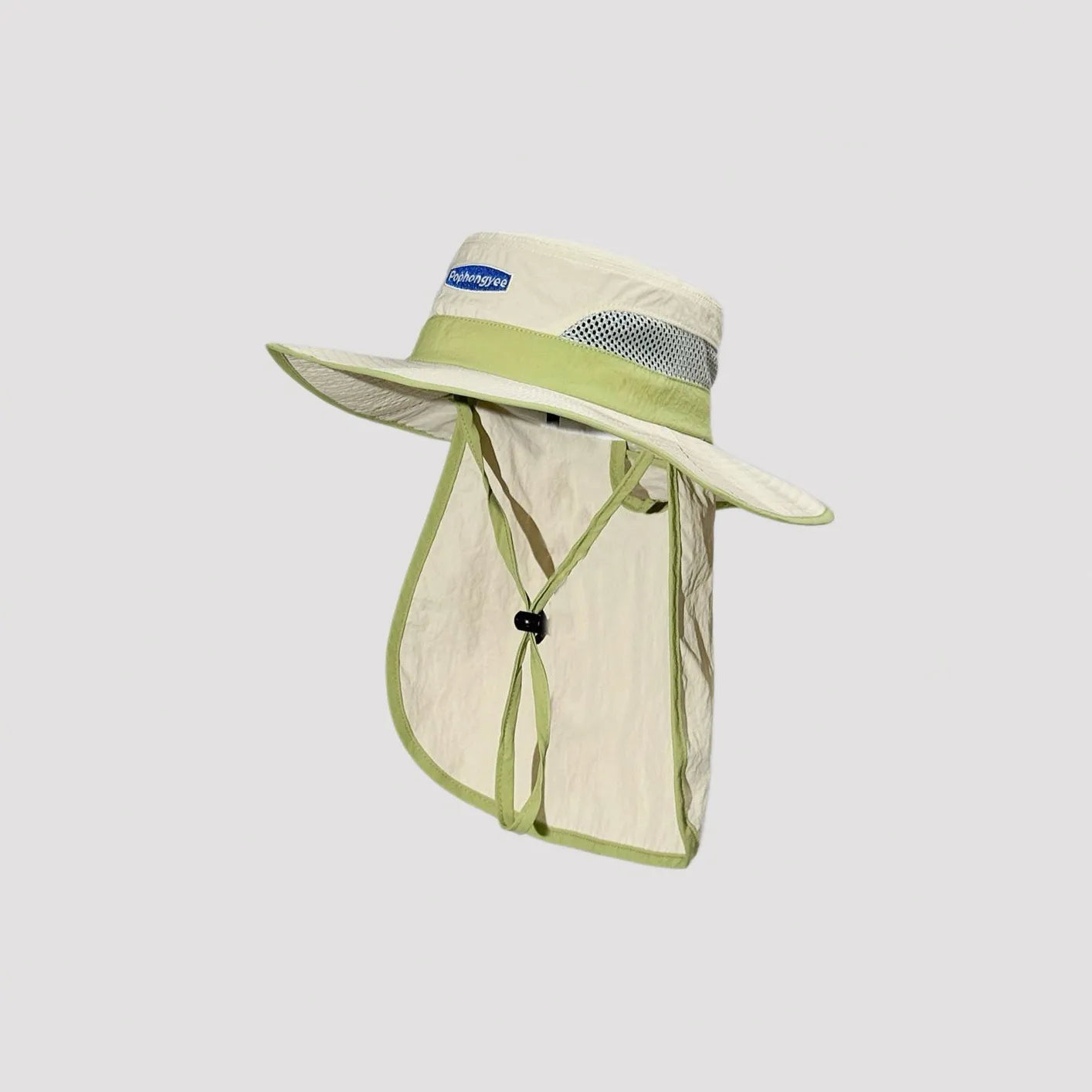 UPF 50+ sun hat with neck flap providing UV protection for outdoor activities