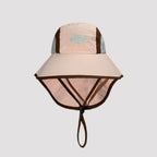 Women's and men's outdoor sun hat with neck flap, breathable nylon fishing hat with full sun protection