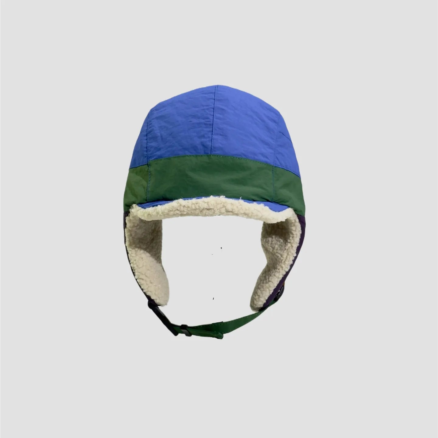 Colour Block Sherpa-Lined Trapper Hat